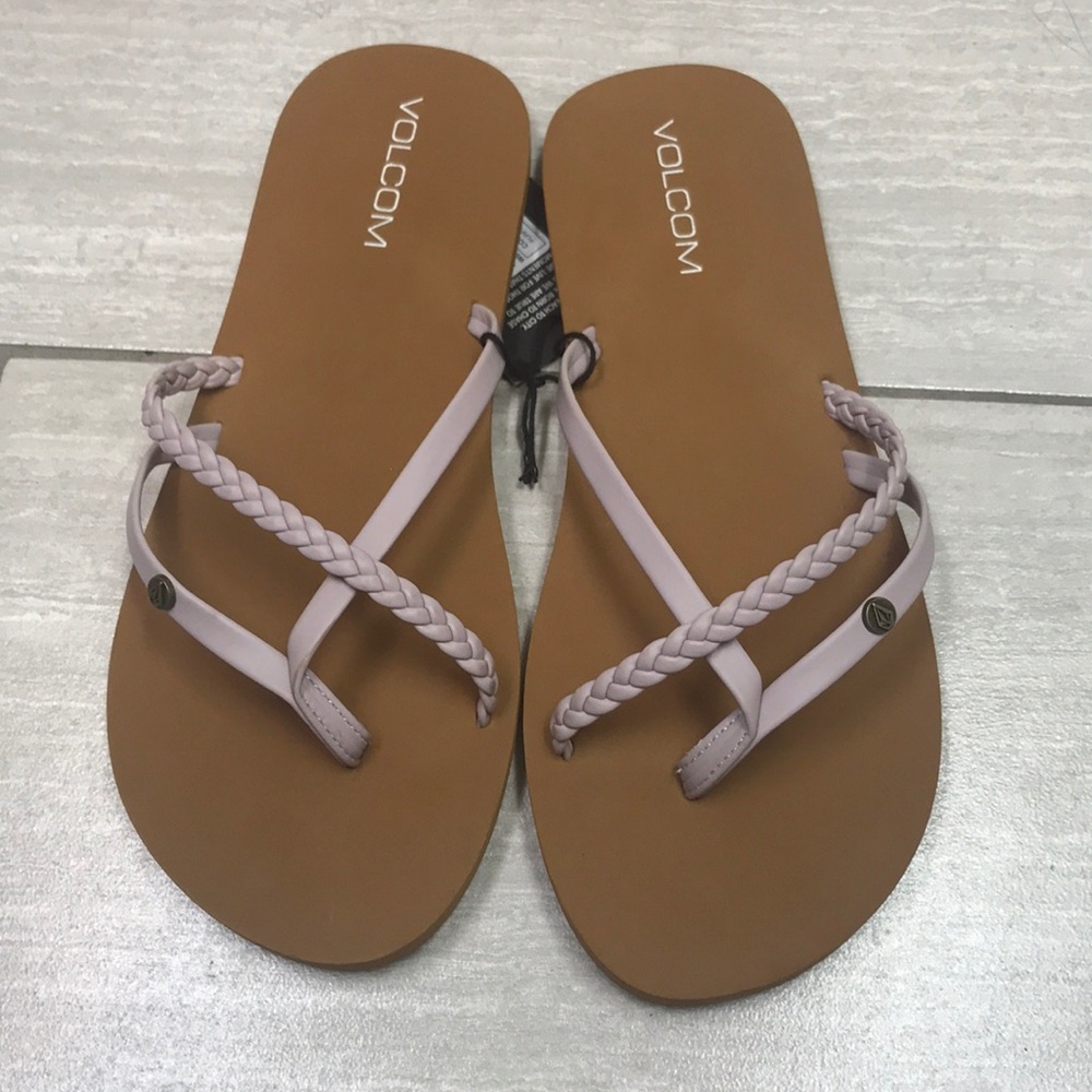 Volcom flip flops